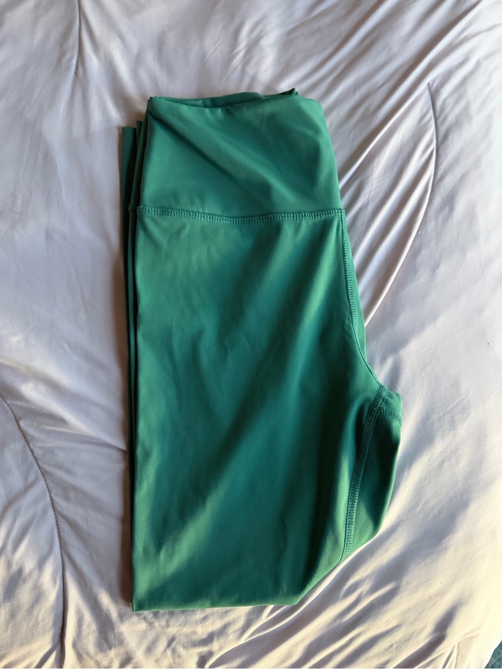 Green Active Yoga Leggings - Comfortable Performance Bottoms